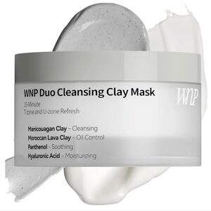 WNP Duo Cleansing Clay Mask with Niacinamide & Hyaluronic Acid